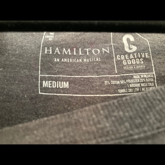 Authentic Hamilton T-shirt -Med - Picture 3 of 4